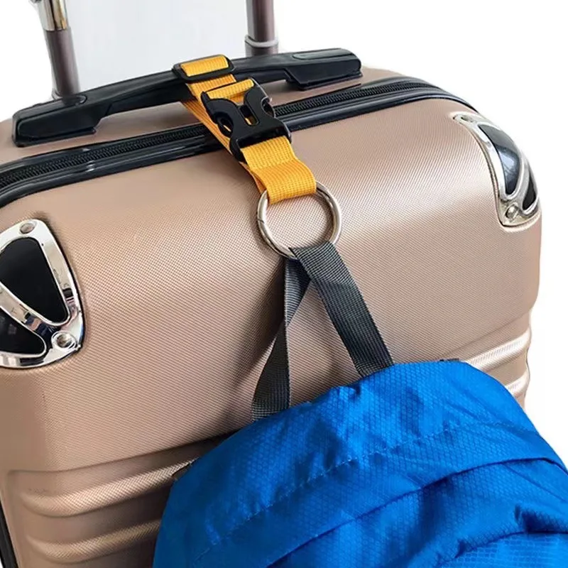 Luggage Accessories Adjustable Backbin Belt Buckle Luggage Band Backpack Nylon Hanging Buckle Hook Hanging Buckle
