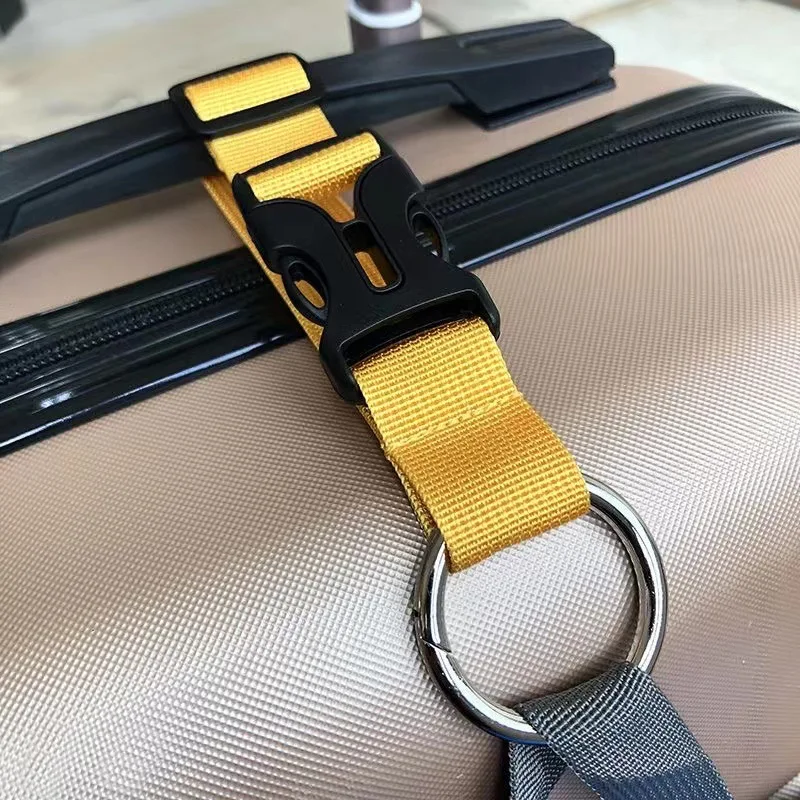 Luggage Accessories Adjustable Backbin Belt Buckle Luggage Band Backpack Nylon Hanging Buckle Hook Hanging Buckle