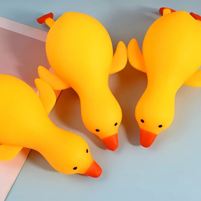 Jumbo Squishy Yellow Duck Fidgets Toys Cute Goose Squeezes Animals Vent Toys Adults Decompression Stretch Toy Friends Best Gift