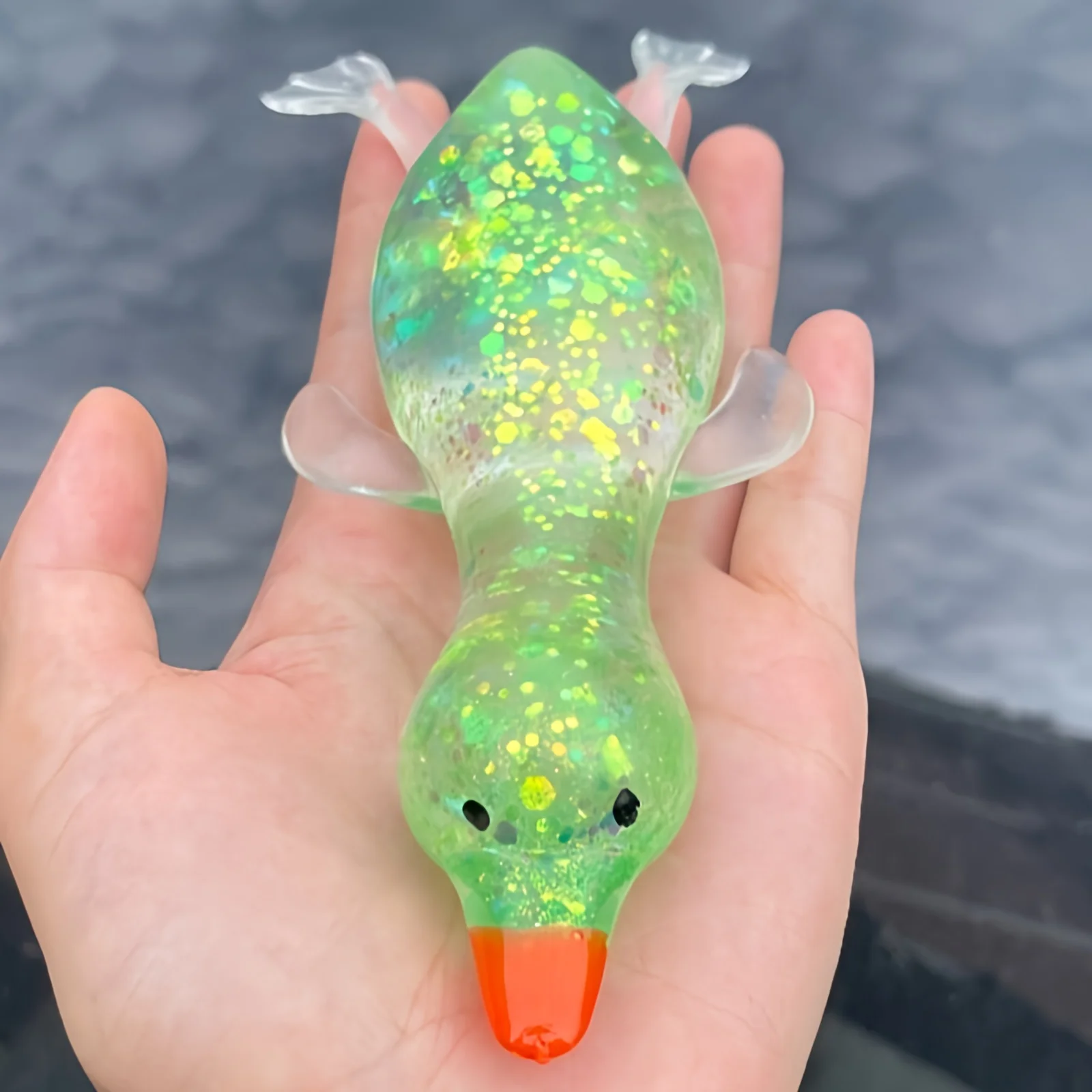 Jumbo Squishy Yellow Duck Fidgets Toys Cute Goose Squeezes Animals Vent Toys Adults Decompression Stretch Toy Friends Best Gift