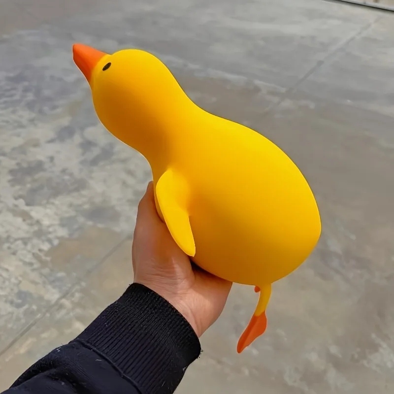 Jumbo Squishy Yellow Duck Fidgets Toys Cute Goose Squeezes Animals Vent Toys Adults Decompression Stretch Toy Friends Best Gift