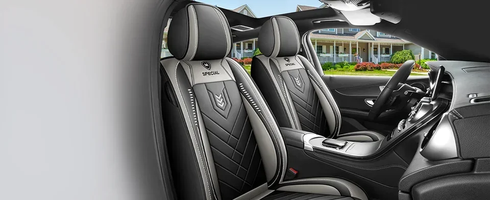 1pcs All inclusive seat cover full leather car seat cushion Driver's seat cover or passenger seat cover all season universal pad