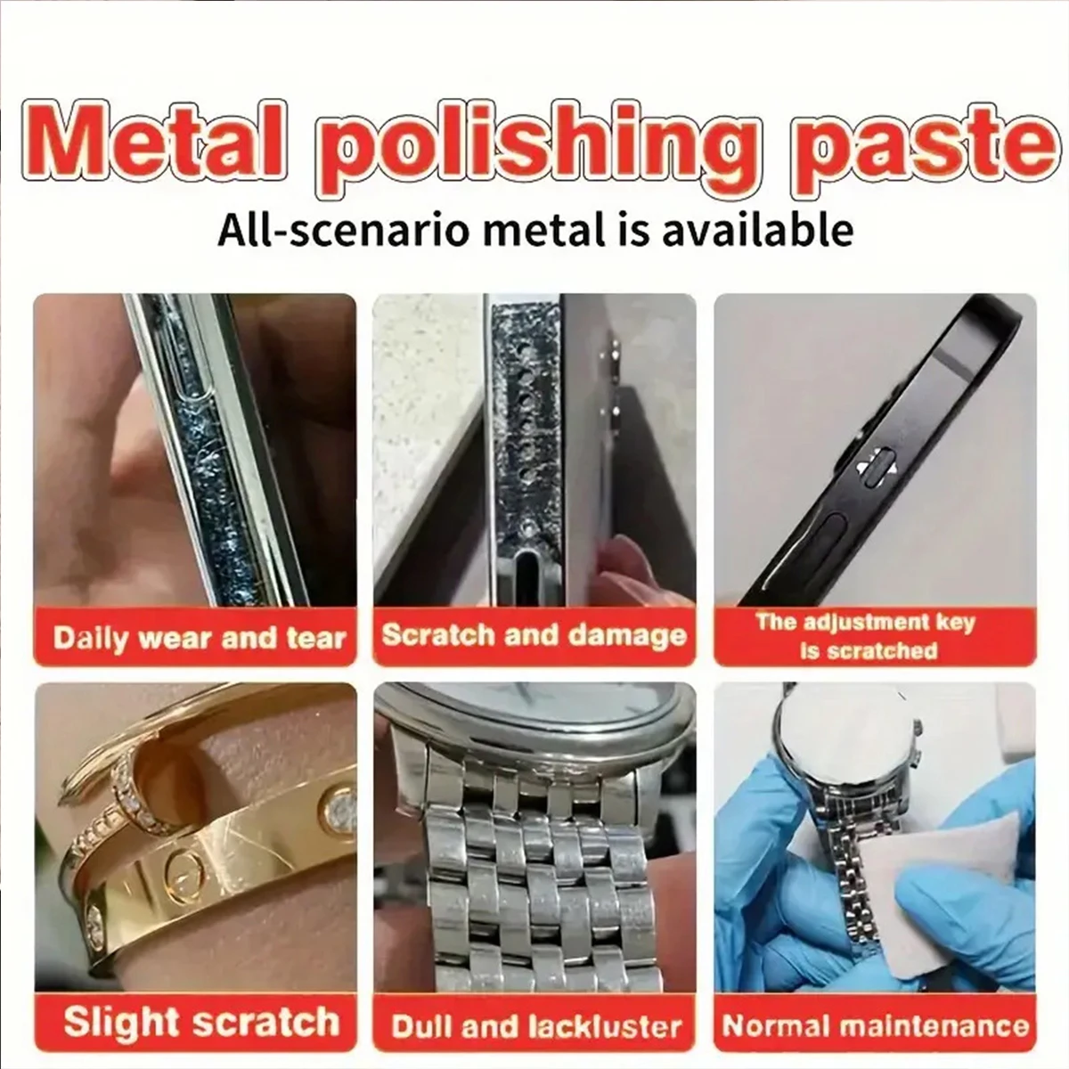 Multi Functional Scratch Repair Paste Mobile Phone Screens Polishing Watche Screen Lens Frames Scratch Jewelry Ring Maintenance