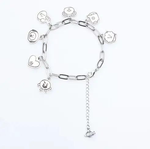 Popular Anime BT21 Cartoon Couple 26Cm Simple Fashion Men's and Women's Accessories Fans Collect