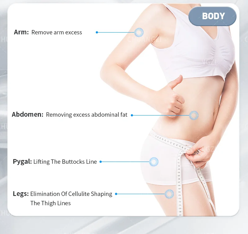 Portable RF Equipment Slimming Machine Ultrasonic Cellulite Wrinkle Removal Face Lift 2 Handles Ultra 360 Fat Reducing Machine