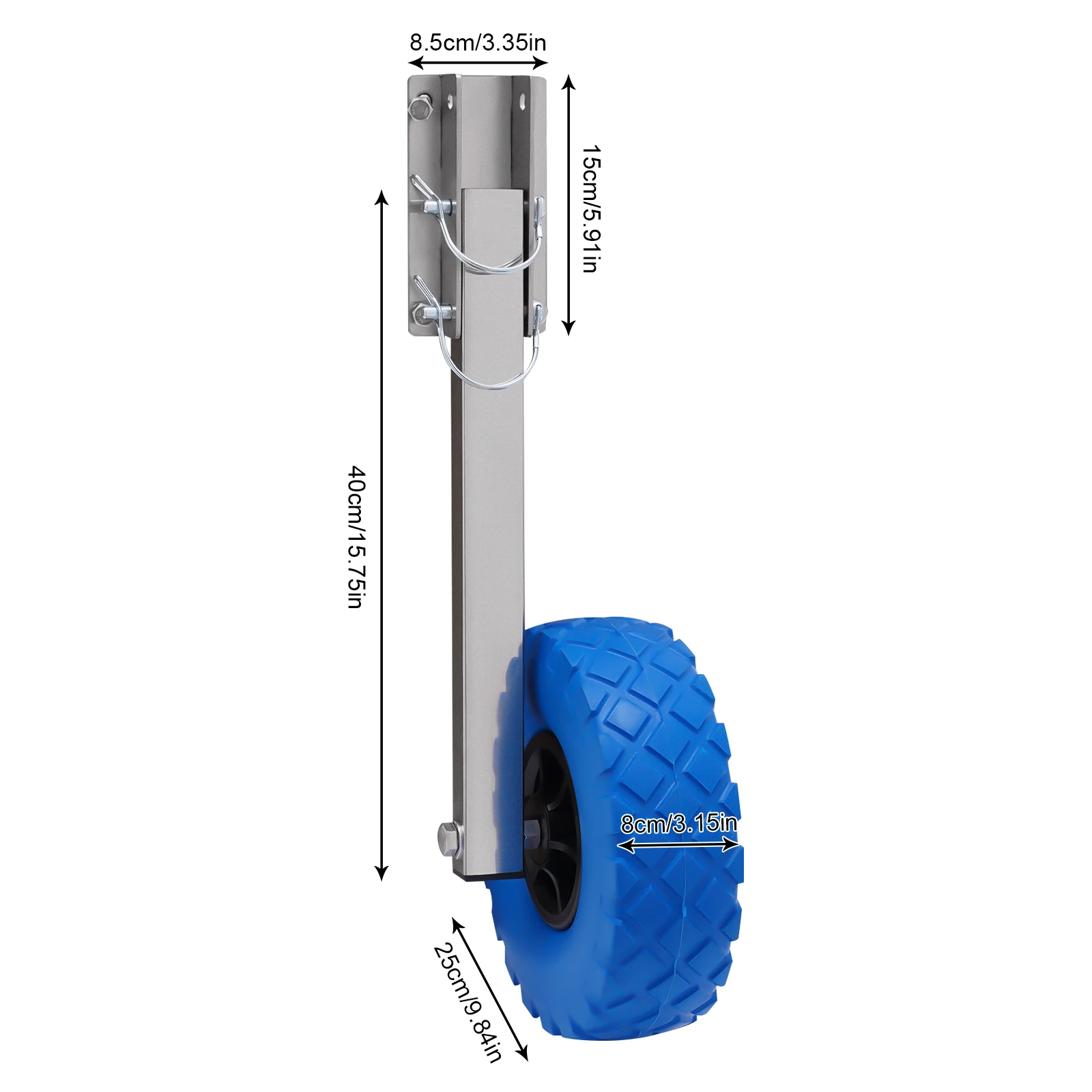 Inflatable Boat Trailer Wheel Set Dolly Boat Trailers Launching Wheels for Inflatable Boat Dinghy Yacht Tender Raft