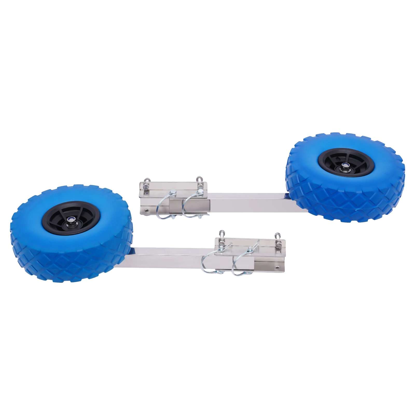 Inflatable Boat Trailer Wheel Set Dolly Boat Trailers Launching Wheels for Inflatable Boat Dinghy Yacht Tender Raft