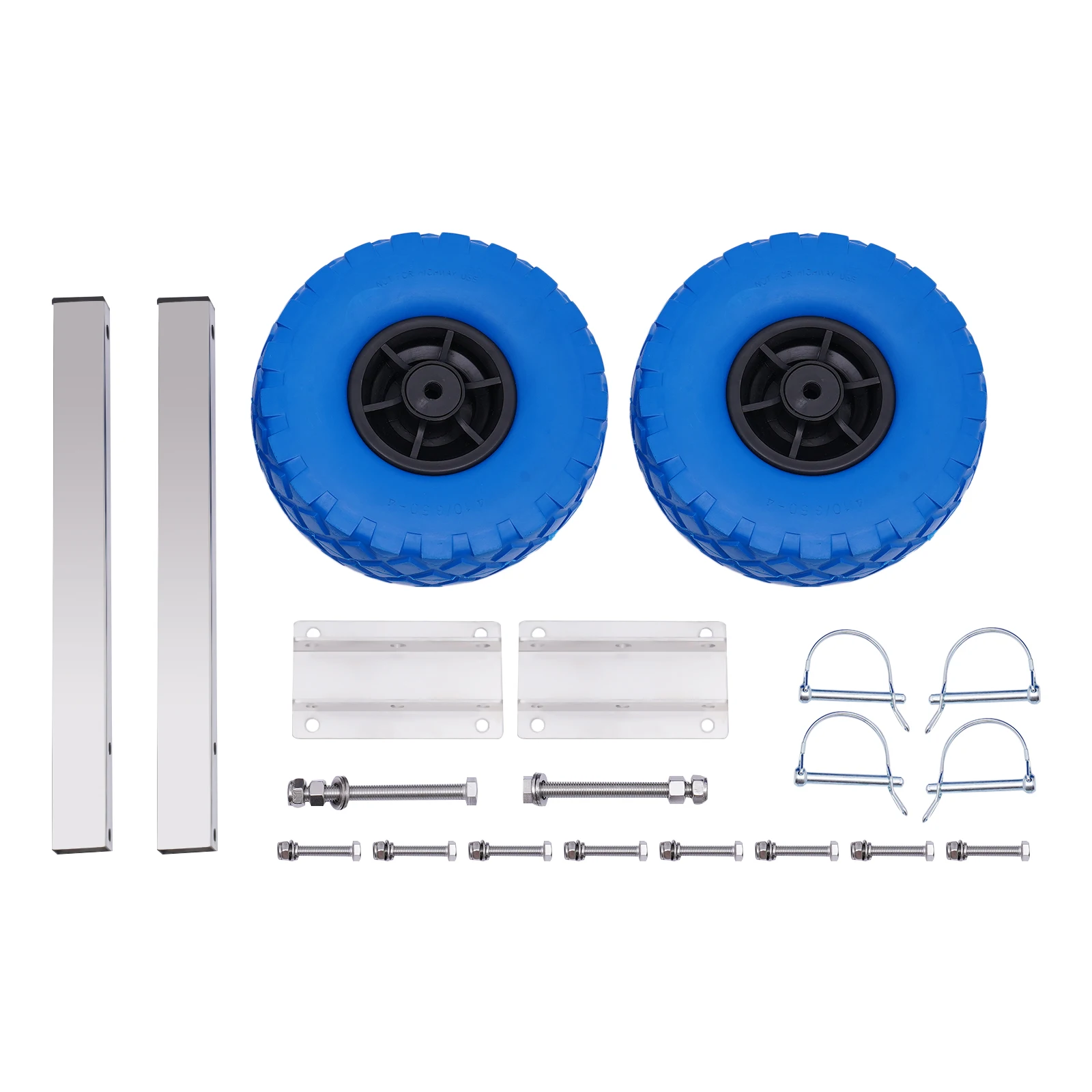 Inflatable Boat Trailer Wheel Set Dolly Boat Trailers Launching Wheels for Inflatable Boat Dinghy Yacht Tender Raft