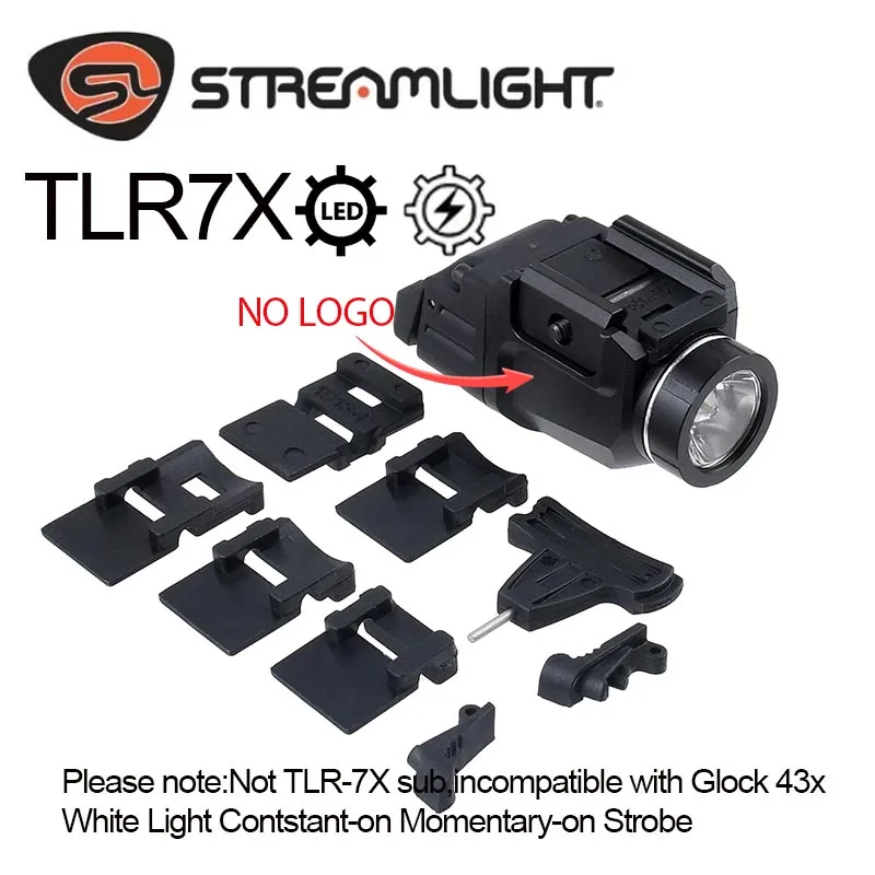 Streamlight TLR 8 TLR 7 TLR 7X TLR 1 HL TLR 4 TLR 3 Tactical Scout Light Hunting Spotlight Torch Flashlight 20mm Rail 500 Lumens