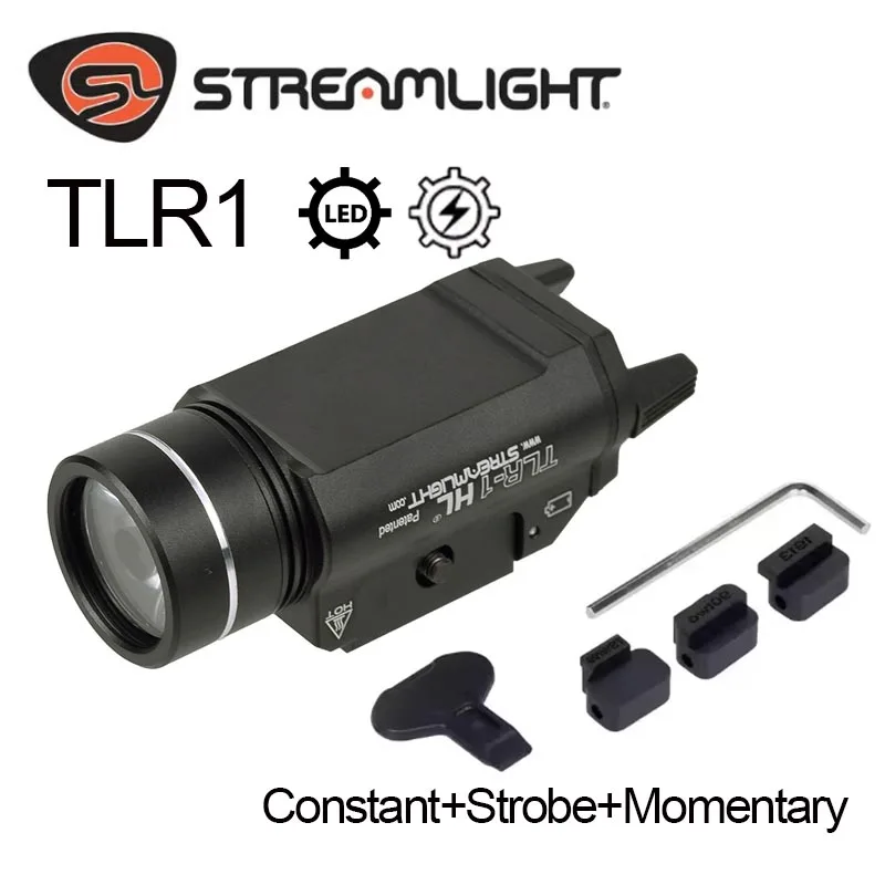 Streamlight TLR 8 TLR 7 TLR 7X TLR 1 HL TLR 4 TLR 3 Tactical Scout Light Hunting Spotlight Torch Flashlight 20mm Rail 500 Lumens
