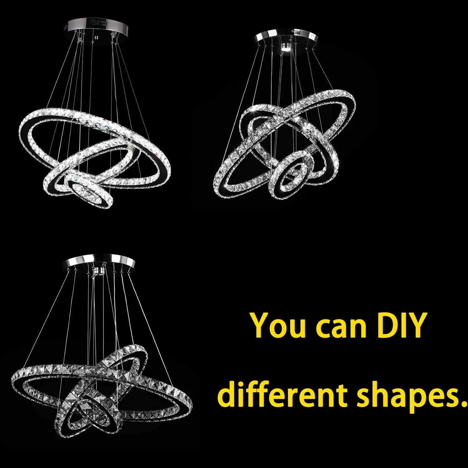 Crystal Pendant Lights Hanging Ceiling Lamps For Dining Room Nordic Modern Chandeliers For Living Room 2021 Indoor Lighting Home