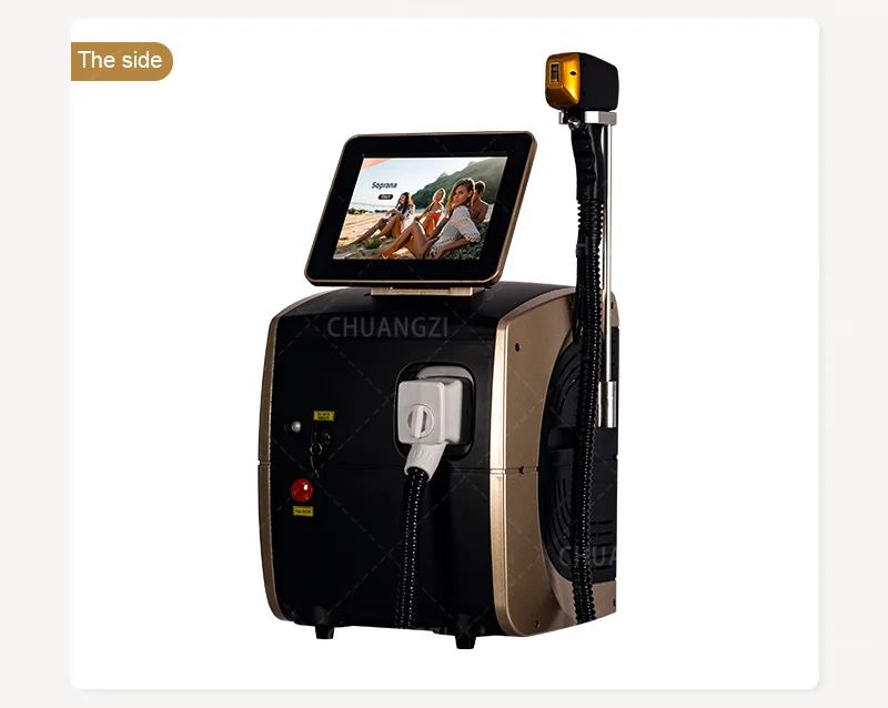 Professional 5000W Ice Titanium Body Hair Removal Machine 3 Wavelength 755/808/1064nm Face Hair Remove for Salon Epilator