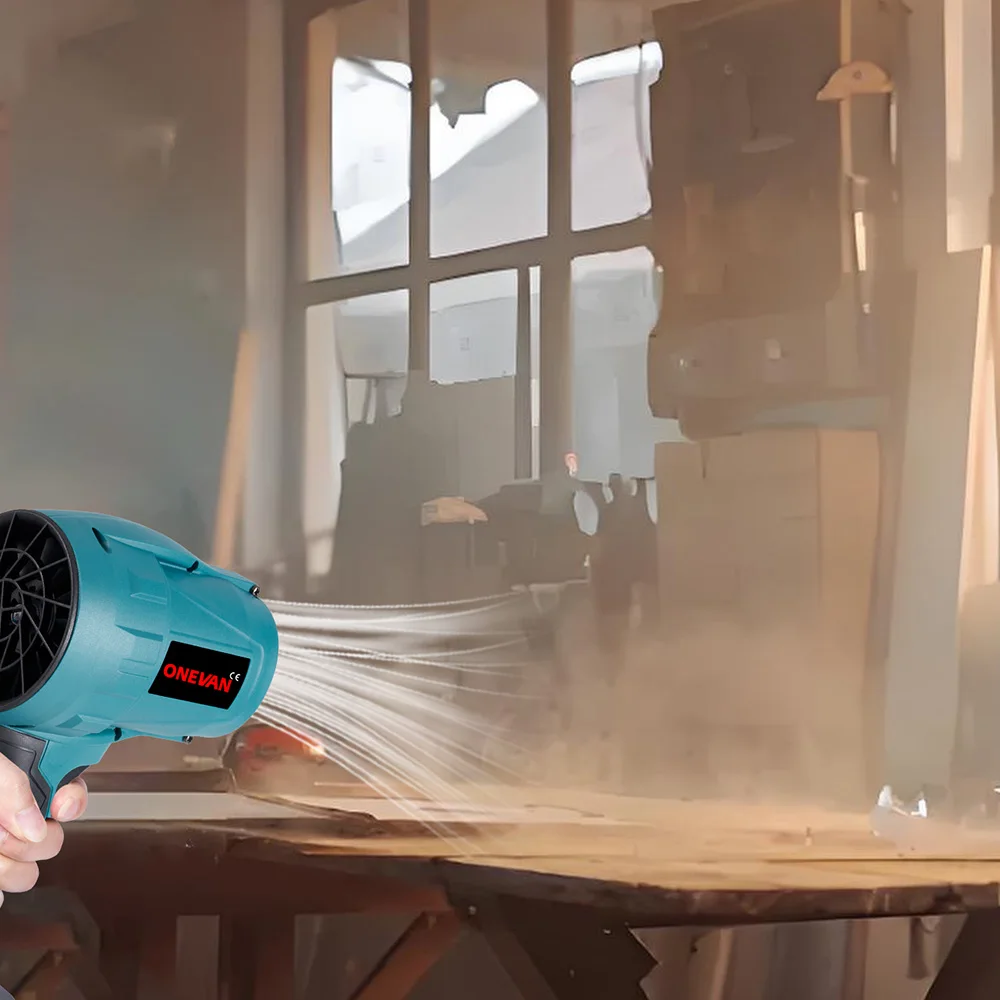 Brushless 3500W Electric Turbo Blower 350M/S Violent Car Dryer Handheld Dust Jet Fan Snow Clean Tool For Makita 18V Battery Pin