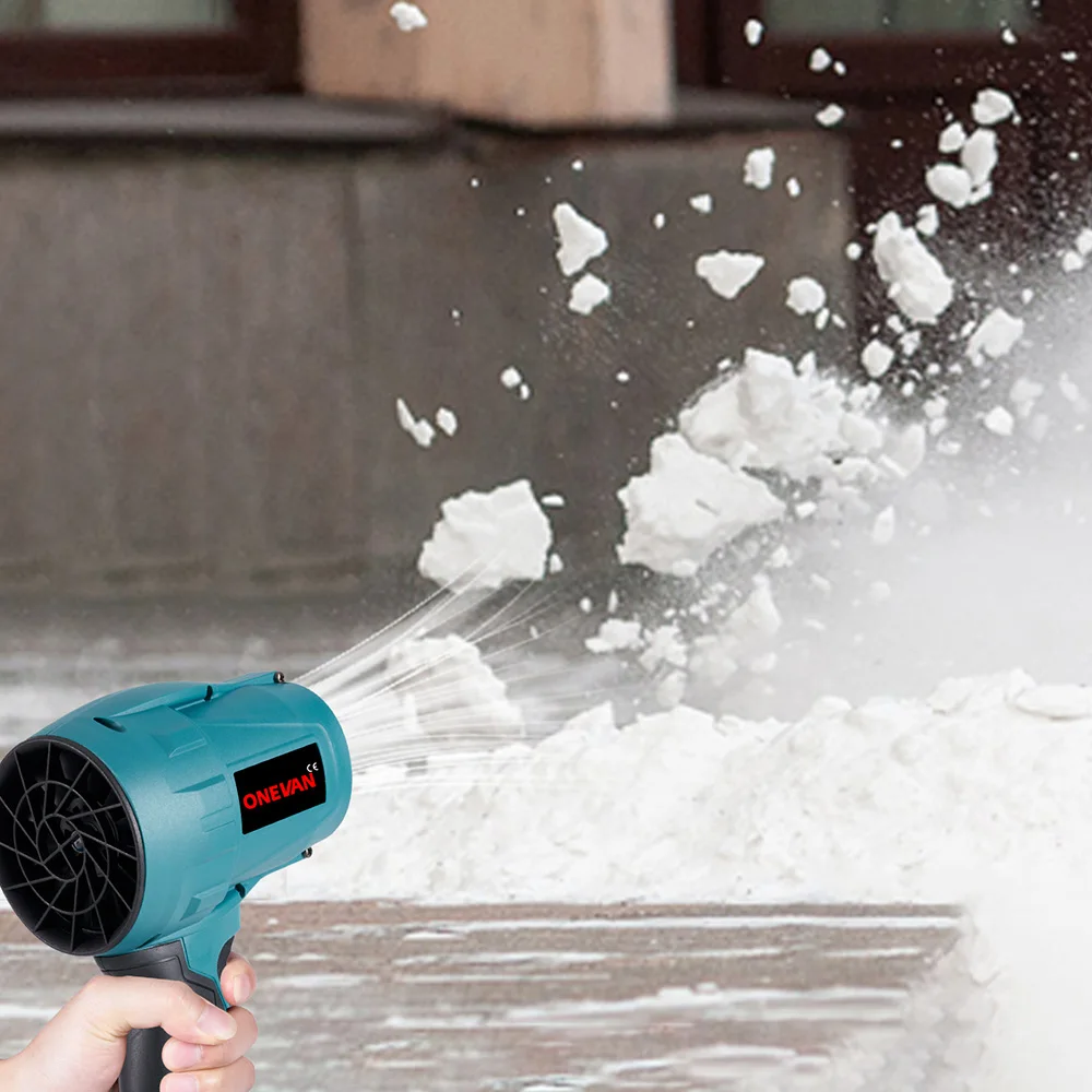 Brushless 3500W Electric Turbo Blower 350M/S Violent Car Dryer Handheld Dust Jet Fan Snow Clean Tool For Makita 18V Battery Pin