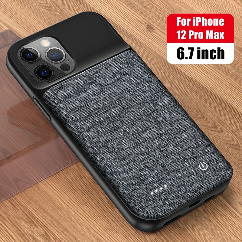 Battery Charger Case For iPhone 11 12 Pro Max 12 Mini Charging Case For iPhone X XR Xs Max 6800mAh external Portable Power Bank