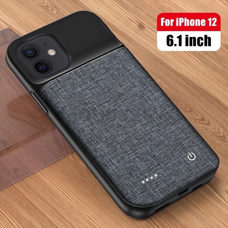 Battery Charger Case For iPhone 11 12 Pro Max 12 Mini Charging Case For iPhone X XR Xs Max 6800mAh external Portable Power Bank