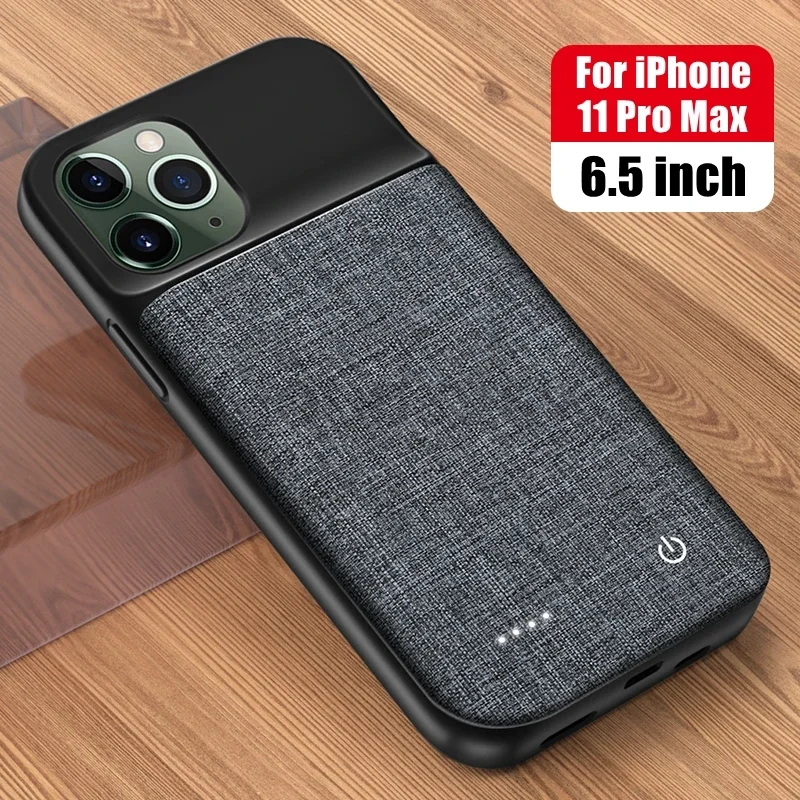 Battery Charger Case For iPhone 11 12 Pro Max 12 Mini Charging Case For iPhone X XR Xs Max 6800mAh external Portable Power Bank