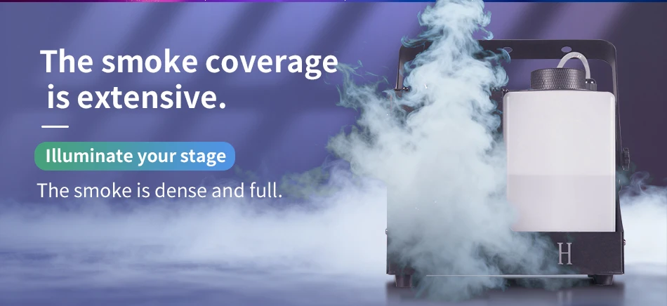 500W/1000w Smoke Machine Stage DMX512 Haze Machine DJ Wedding Film Crew Forest Mist Effect Fogger Using Atomizing Liquid