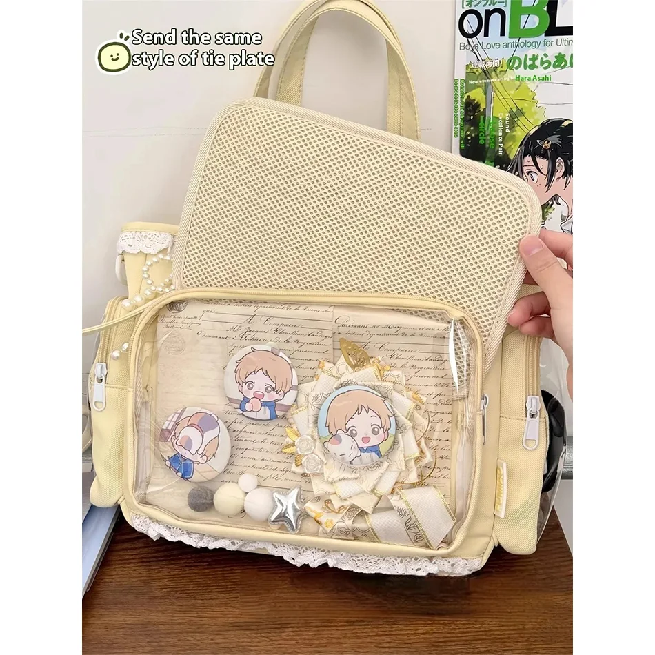 Ballet Girl Large Appetite Itabag Japanese Two-Dimension Single Shoulder Crossbody Bag Gift For Friends Women'S Handbag