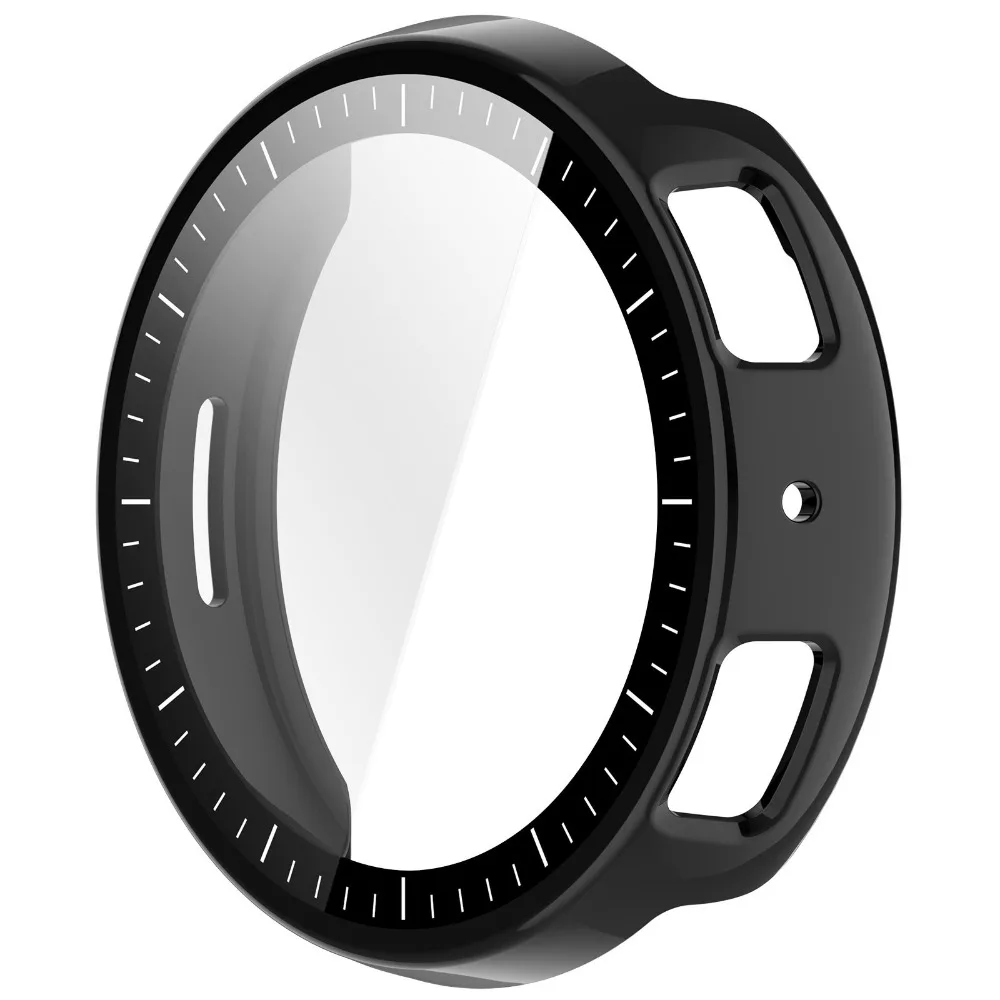 PC Case+Glass for Amazfit Active MAX Screen Protector Anti-scratch Film Bumper Protective Cover Amazfit Active MAX Accessories