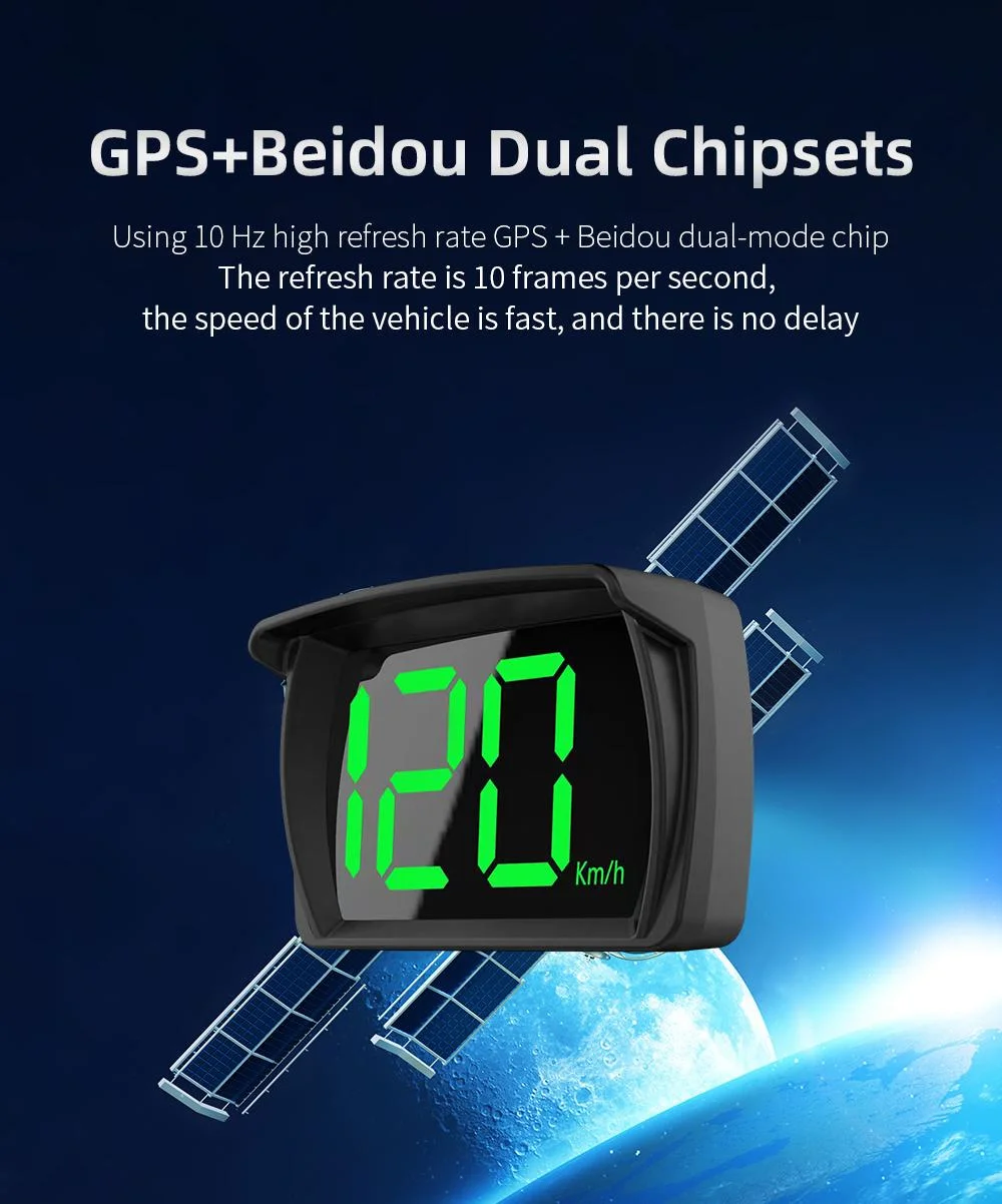 Y03 Universal Car HUD Head Up Display Digital Speedometer Big Font KMH Projector For Auto Electronic Speed Meter Accessory