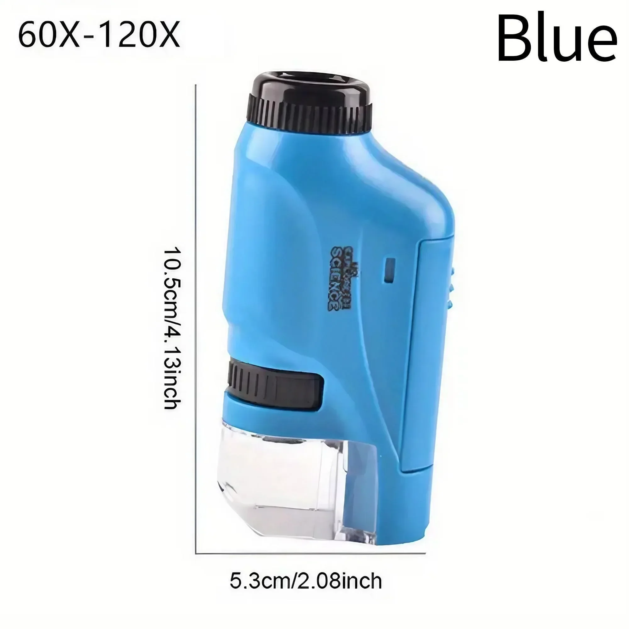 Portable Handheld Microscope 60X to 100X Magnification for Scientific Observation Perfect for Experiments and Field Research