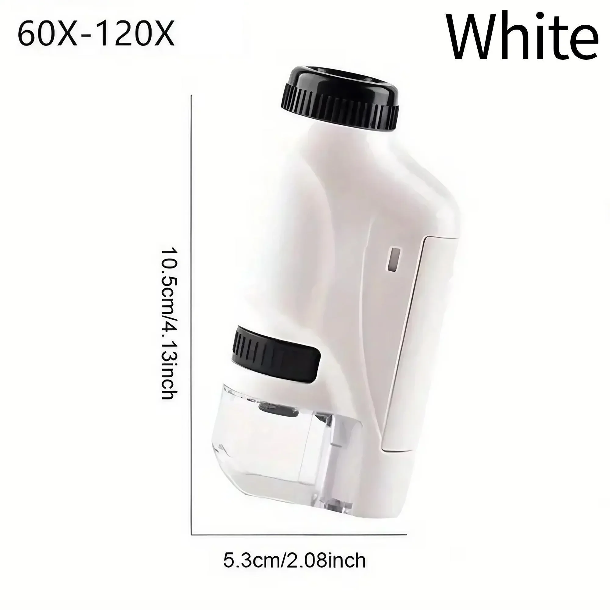 Portable Handheld Microscope 60X to 100X Magnification for Scientific Observation Perfect for Experiments and Field Research