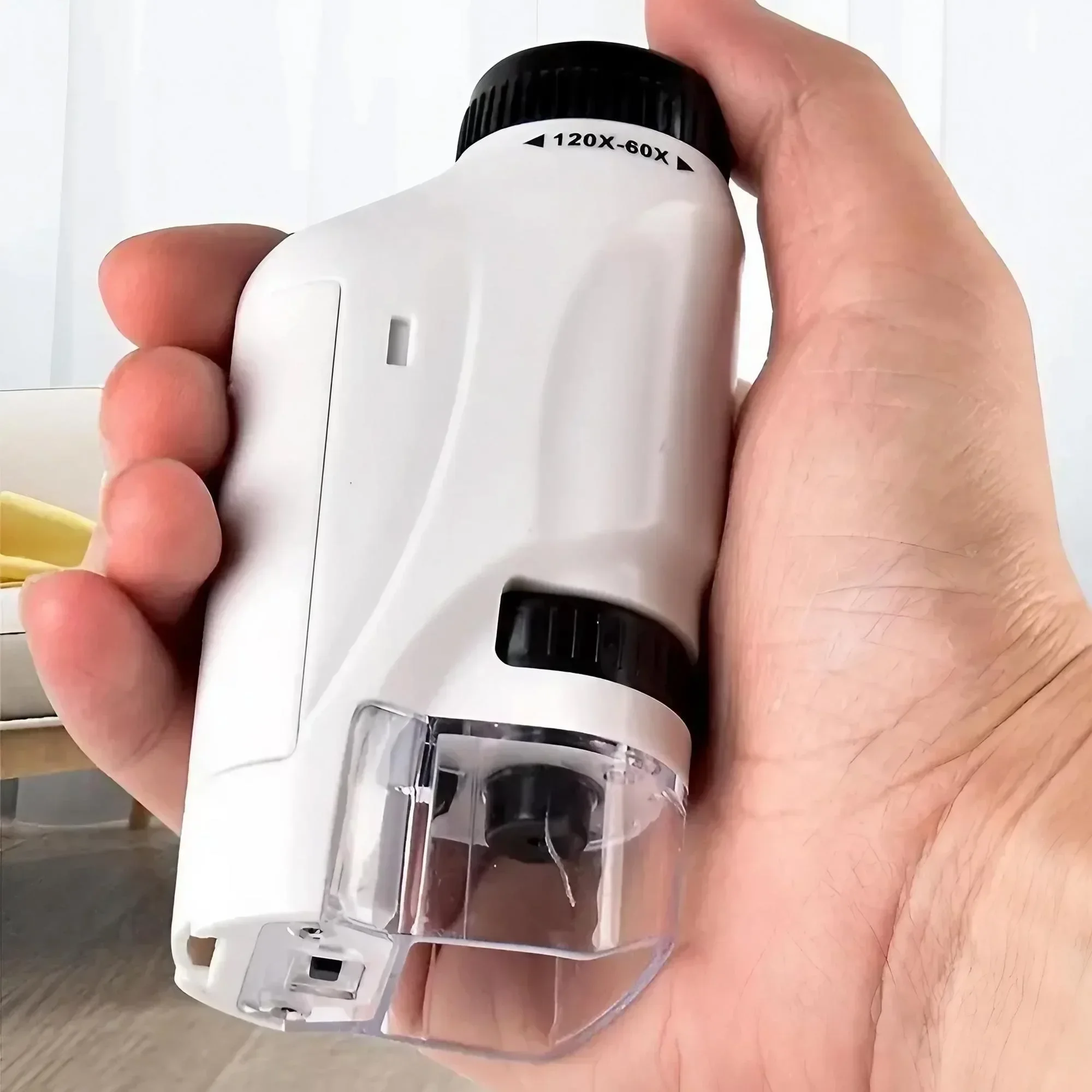 Portable Handheld Microscope 60X to 100X Magnification for Scientific Observation Perfect for Experiments and Field Research