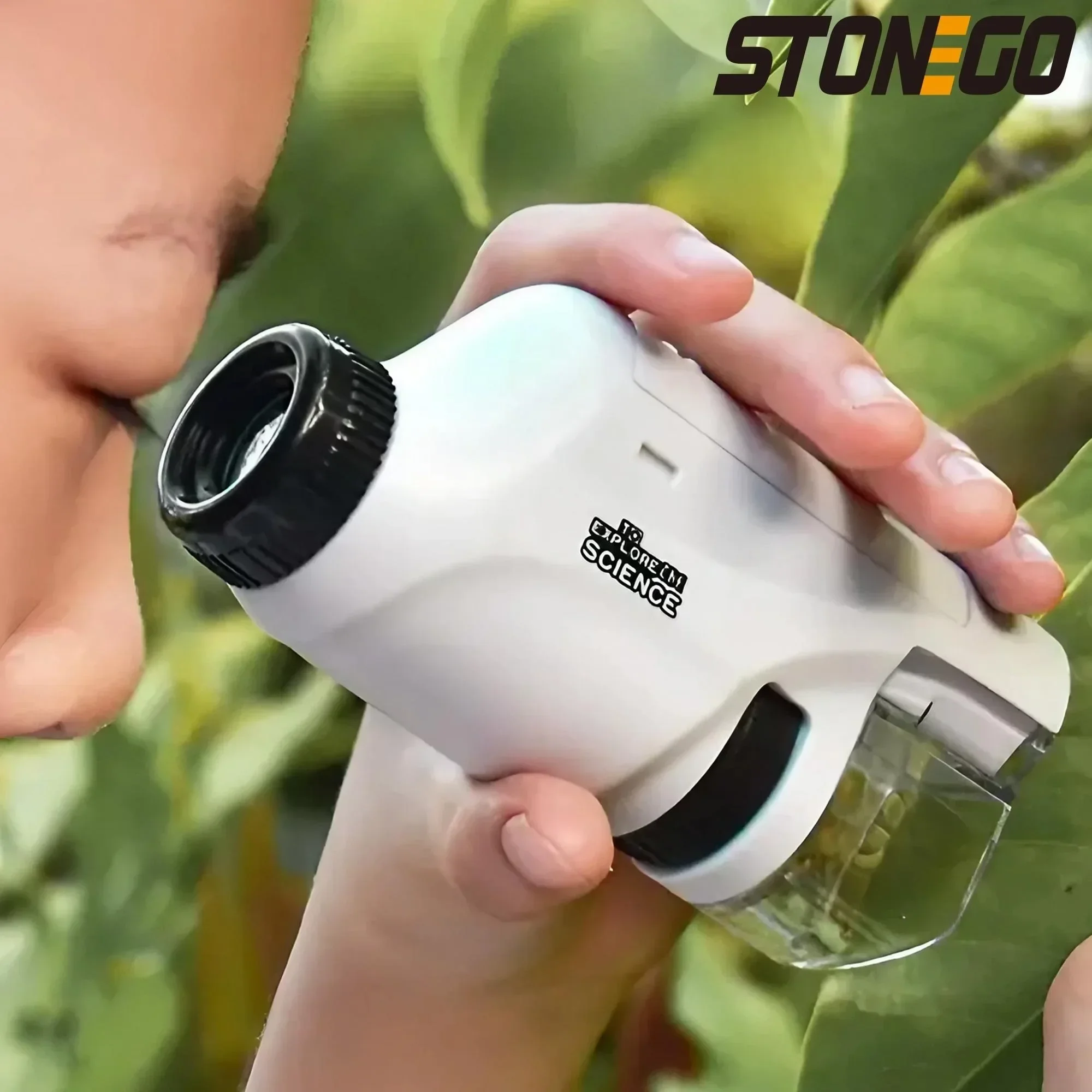 Portable Handheld Microscope 60X to 100X Magnification for Scientific Observation Perfect for Experiments and Field Research