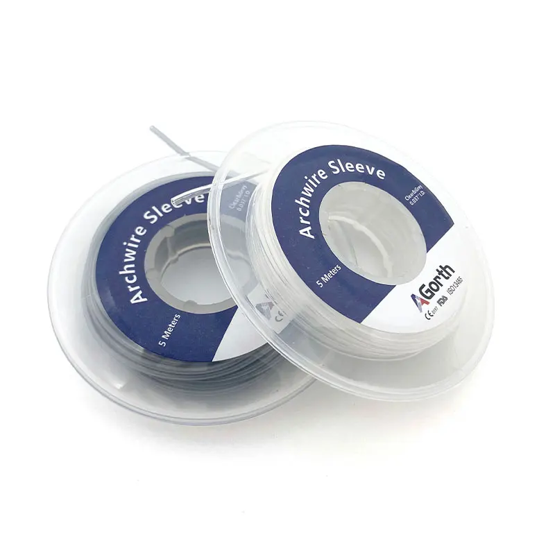 Orthodontic Elastic Archwire Sleeve Tubing 5m/Roll Plastic Tissue Guard Dental Arch Wire Protect Tube Dentistry Material