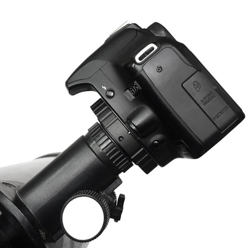 1.25"; T-mount Metal Telescope Adapter and Canon EOS Nikon Sony SLR/DSLR Cameras T-ring Astronomical Telescope Photography