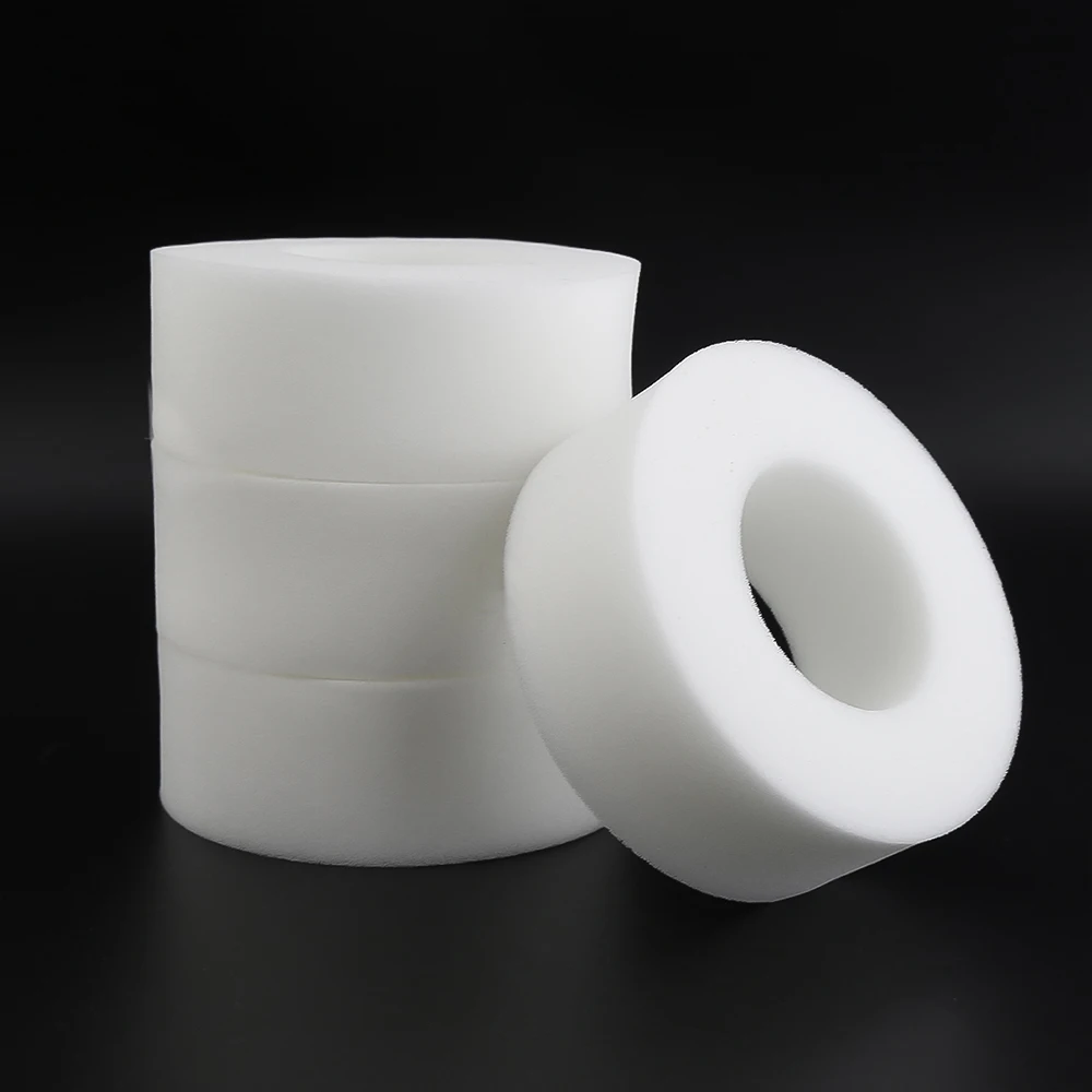 Milky White Soft Rubber 1.9 Wheel Tires 118*45MM for 1:10 RC Crawler Car Axial SCX10 90046 AXI03007 TRX4 RBX10M