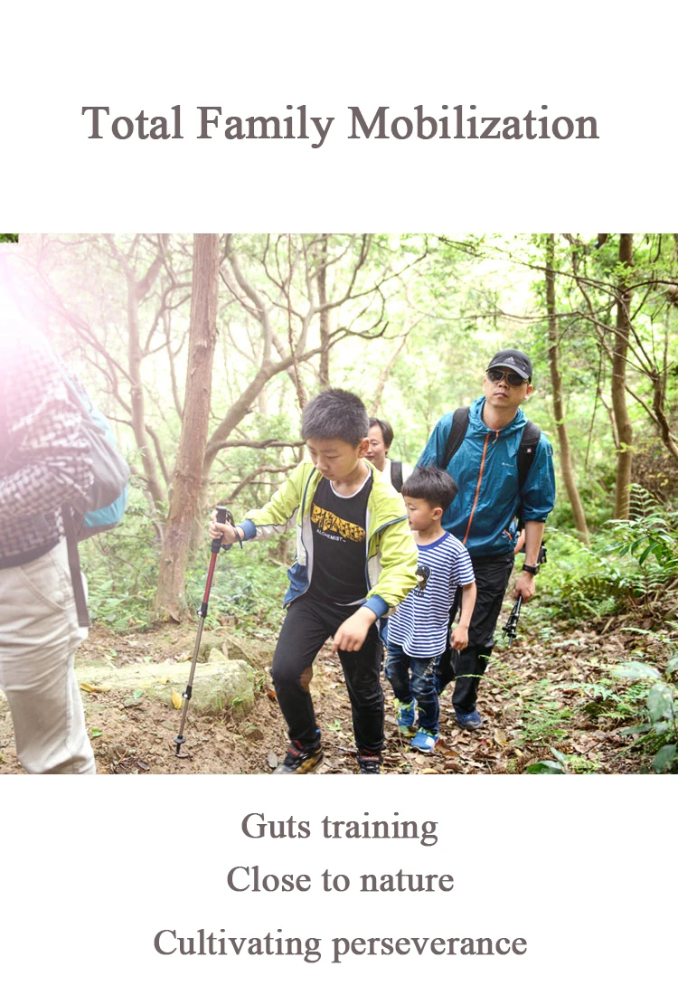 Naturehike Hiking Poles Three Sections Of Aluminum Pole For Mountaineering Hiking Skiing Travel Poles Climbing Trekking Pole