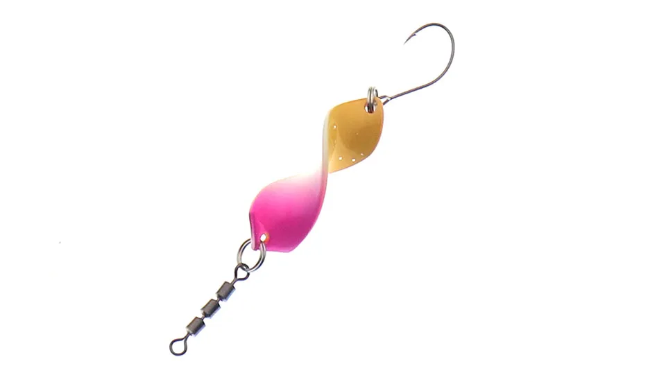 Twisted Metal Trout Fishing Spoon Lures Jigging Baits 2.8g 4g Artificial Spinner Hard Baits For Trout Bass