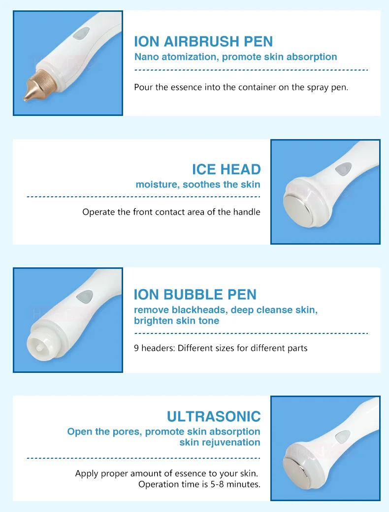 Best Smart Ice Blue Facial Treatment Machine 2025 Hydrofacial 7 In 1 Professional Portable Dermabrasion The Latest