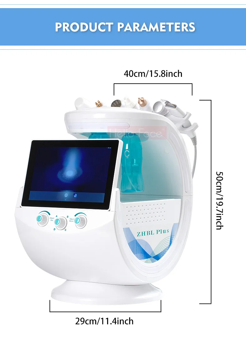 Best Smart Ice Blue Facial Treatment Machine 2025 Hydrofacial 7 In 1 Professional Portable Dermabrasion The Latest