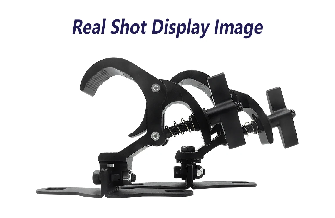 2-10 Pair Aluminum Light Hook LED Moving Head Light Hook Stage Light Truss Clip Folding Spring Hook Lighting Hook