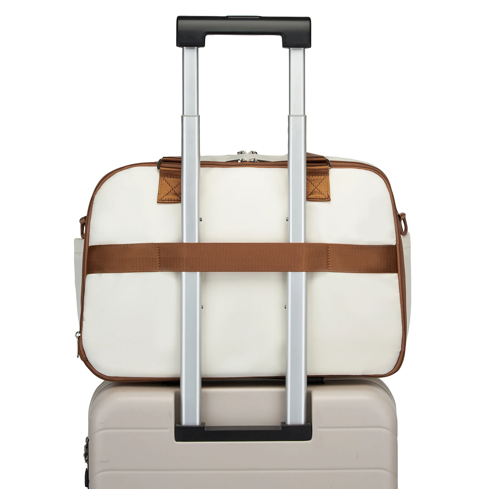 Kono 43×28×18cm Underseat Bag - EasyJet Approved Carry On Duffel with Trolley Sleeve, Travel & Weekend Bag for Women