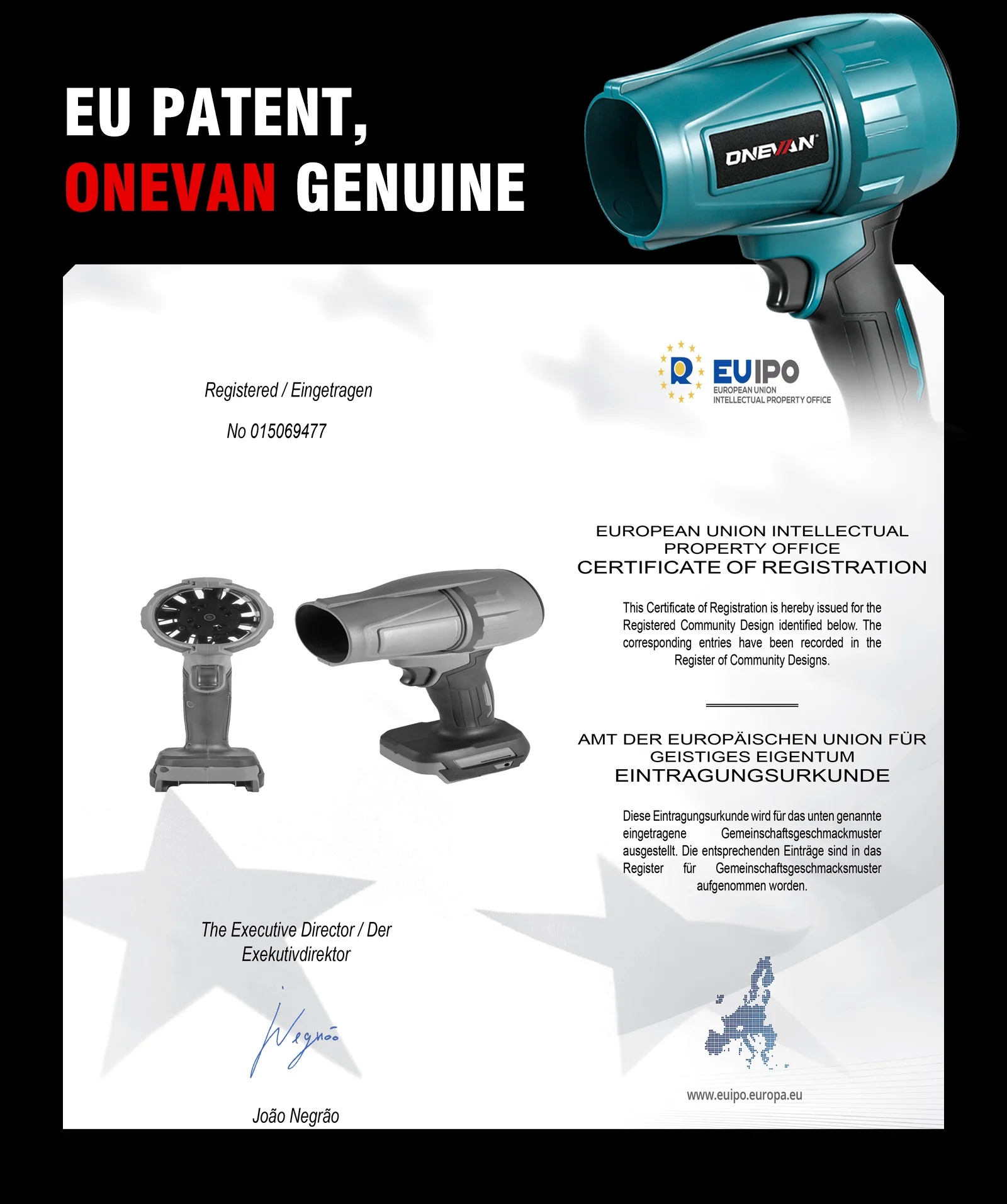 ONEVAN Brushless 3500W Electric Turbo Blower Jet Fan 350M/S Violent Car Dryer Snow Dust Blowing Tool For Makita 18V Battery Pin