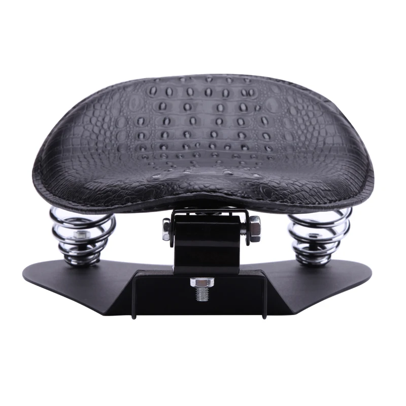 Motorcycle Retro Brown/Black Alligator Pattern Solo Seat For Honda Shadow 700 Magna For Harley Sportster Bobber Chopper Rocker