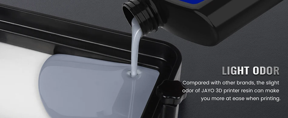 JAYO Water Washable Standard/ ABS Like Resin 3D Printer Resin 405nm UV Standard Rapid Photopolymer Resin For LCD/DLP/SLA 5Bottle