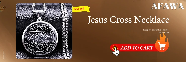Cross Christian Church Prayer Necklace Men Stainless Steel Gold Color Bible Amulet Necklaces Jewelry colar masculino N2005S02