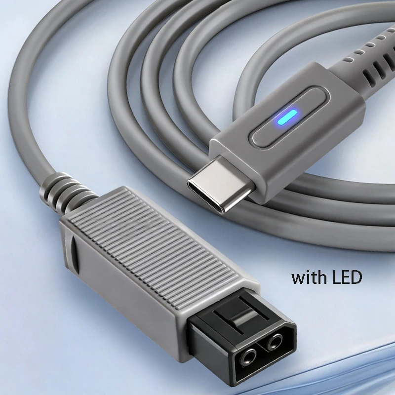 1.8m Type C Charge Cable for Wii Console 65W PD USB C Gaming Power Supply Cord for Nintendo Wii Charge Game Console LED Wire