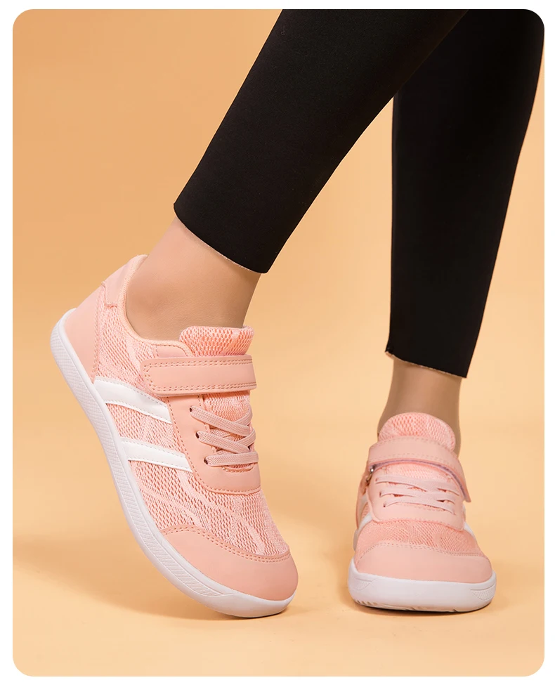Children Wide-Toe Barefoot Shoes Boys And Girls Simple Sports Shoes Lightweight And Comfortable Children Casual Sports Shoes