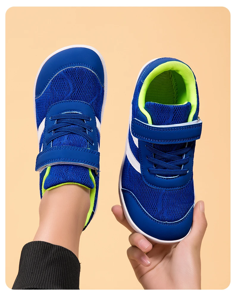 Children Wide-Toe Barefoot Shoes Boys And Girls Simple Sports Shoes Lightweight And Comfortable Children Casual Sports Shoes