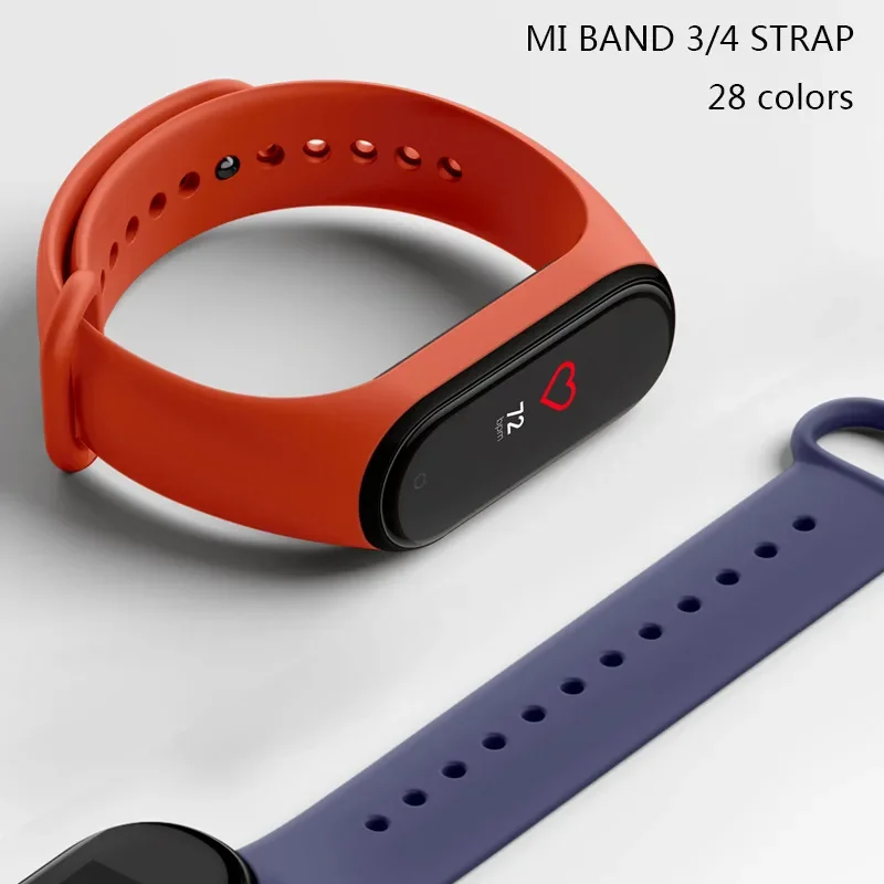 3Pcs Silicone Watchband For Mi Band 7 6 4 5 3 9 Bracelet Xiaomi Mi Band Strap Sport Replacement Wristband Smartwatch Accessories