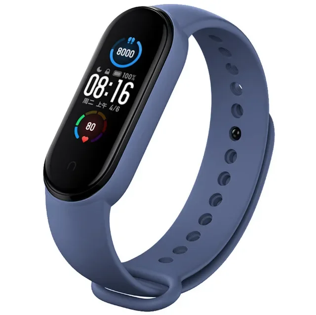 3Pcs Silicone Watchband For Mi Band 7 6 4 5 3 9 Bracelet Xiaomi Mi Band Strap Sport Replacement Wristband Smartwatch Accessories