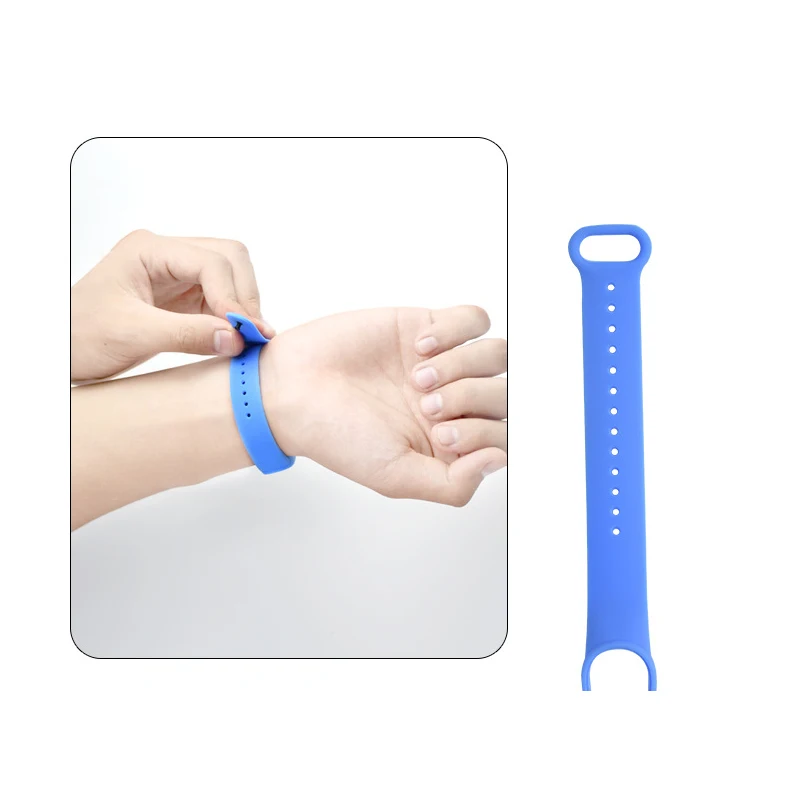 3Pcs Silicone Watchband For Mi Band 7 6 4 5 3 9 Bracelet Xiaomi Mi Band Strap Sport Replacement Wristband Smartwatch Accessories