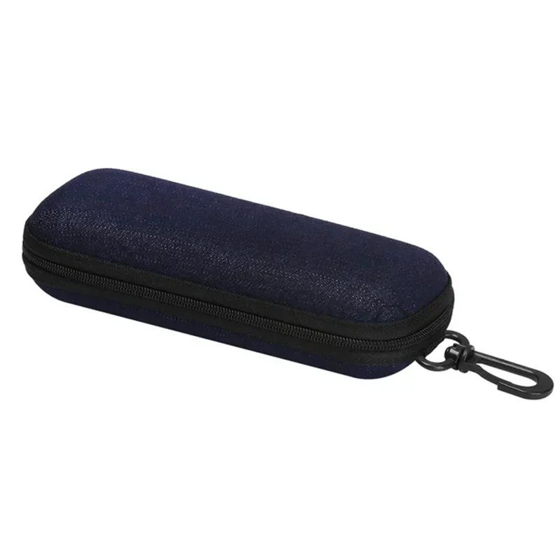Jeans Fabric Glasses Case with Zipper, Sunglasses Protector, Grade Glasses Case, Reading Glasses Organizer Box, Carrying Bag