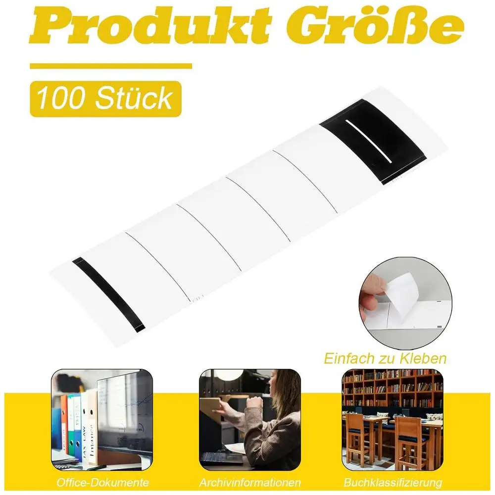Binder Spine Label Stickers Folder Labels Stickers Set Of 100 Binder Spine Label Stickers Writable Adhesive Tags For Folders
